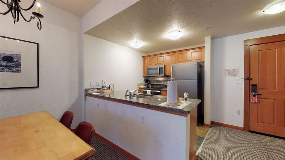 This picture is before our remodel, new floors, and new furniture.