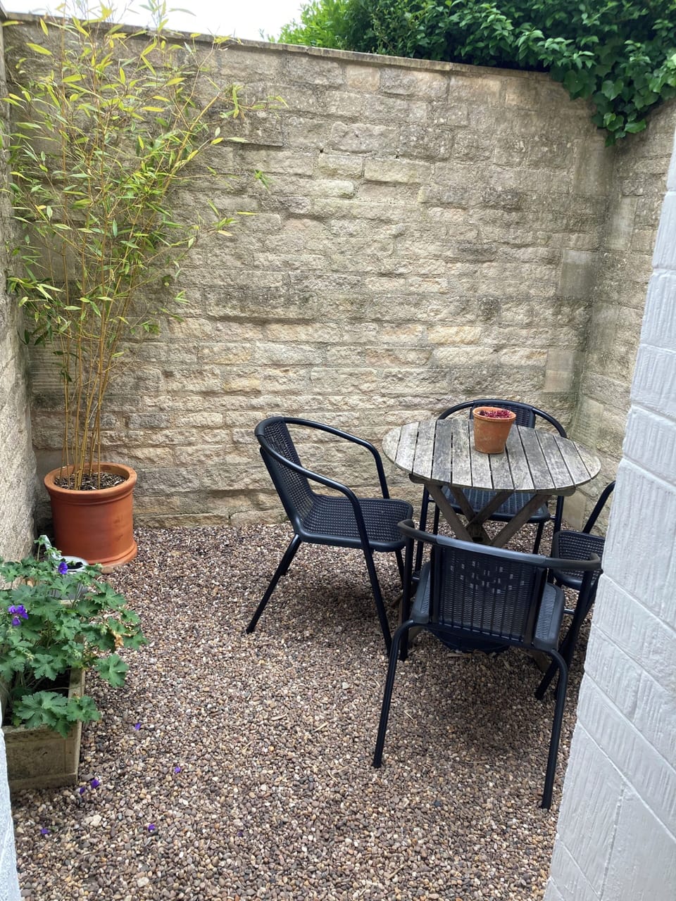 Emclosed courtyard