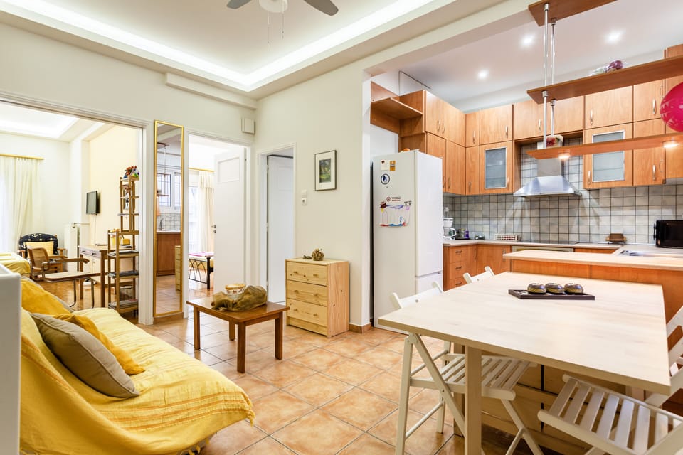 Apartment, 2 Bedrooms, City View | Living area | Flat-screen TV