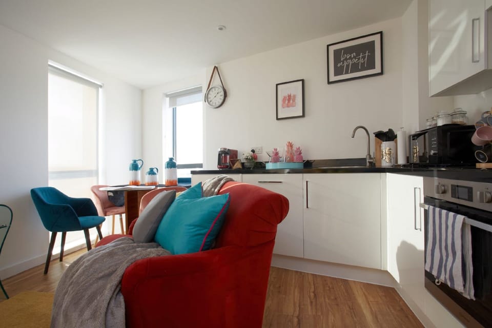 Luxury Apartment | Private kitchen | Cleaning supplies