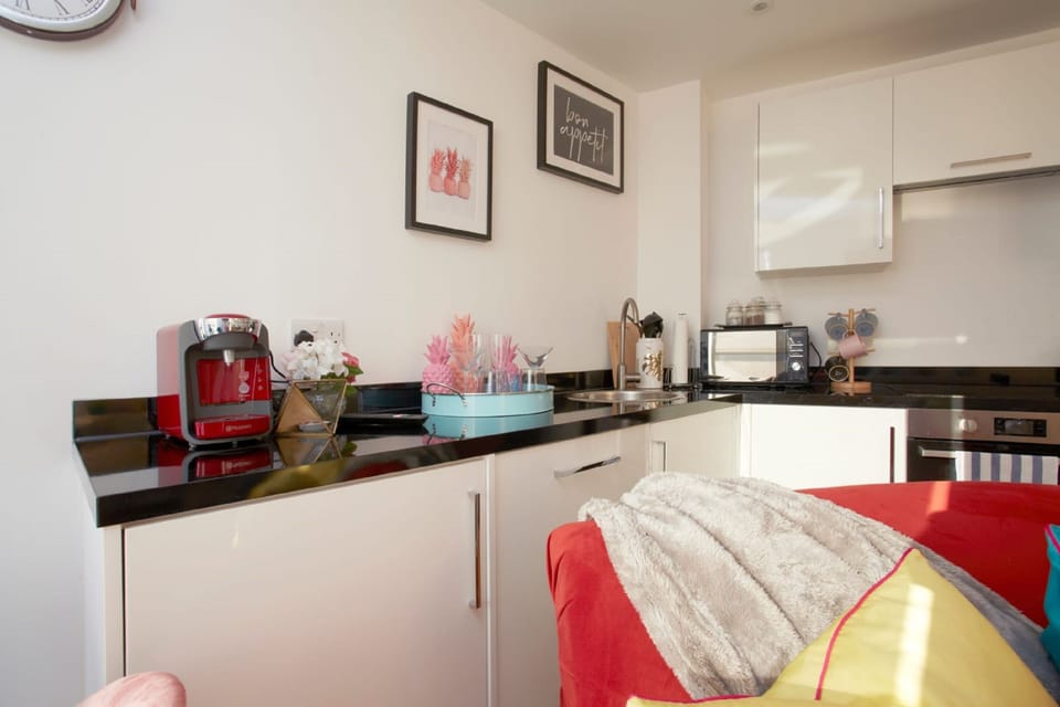 Luxury Apartment | Private kitchen | Cleaning supplies
