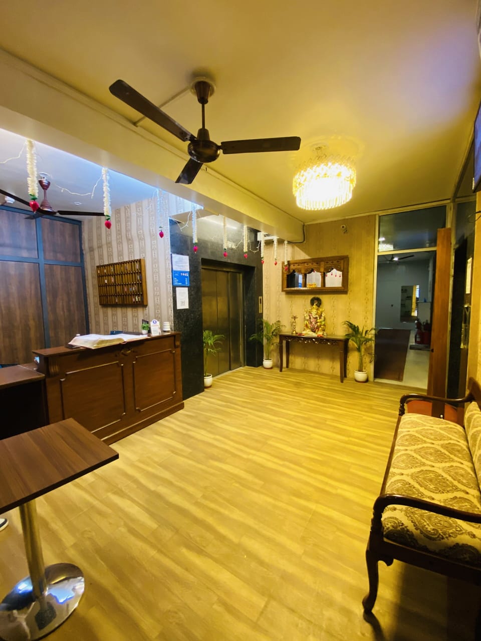 Spa reception