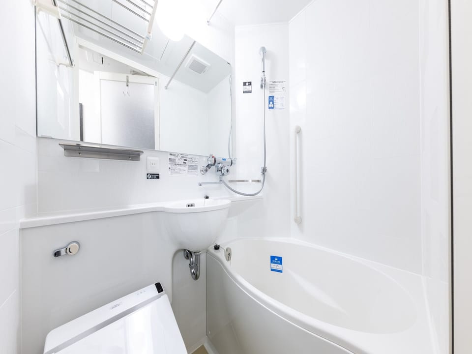Free toiletries, hair dryer, slippers, electronic bidet