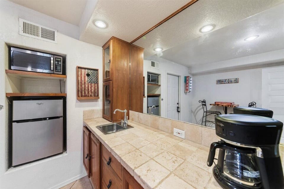 Basement kitchenette