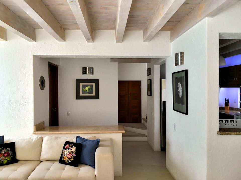 Living room and downstairs room entrance