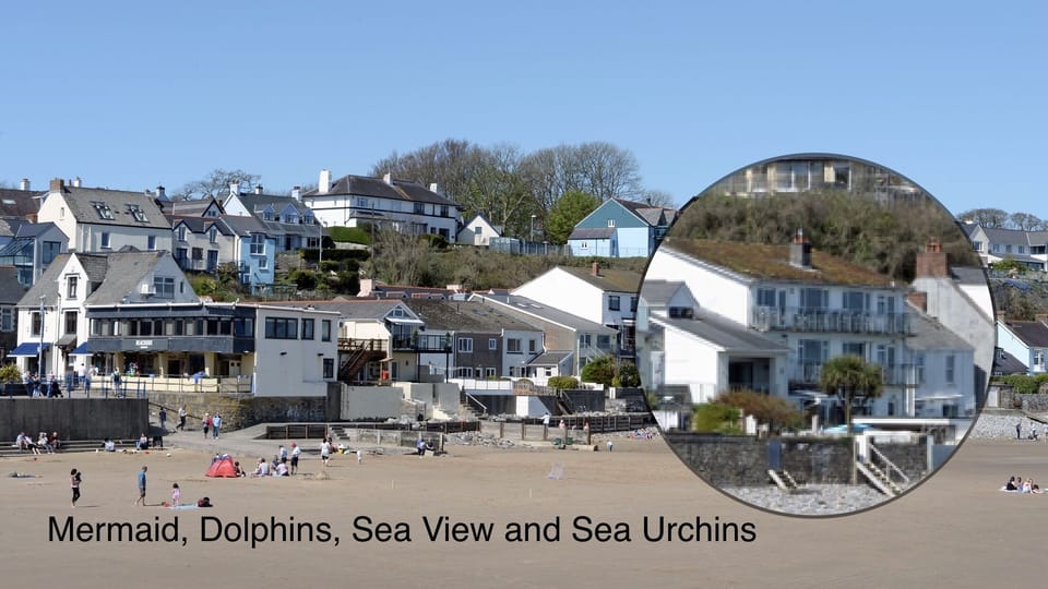 Sea front apartment with views