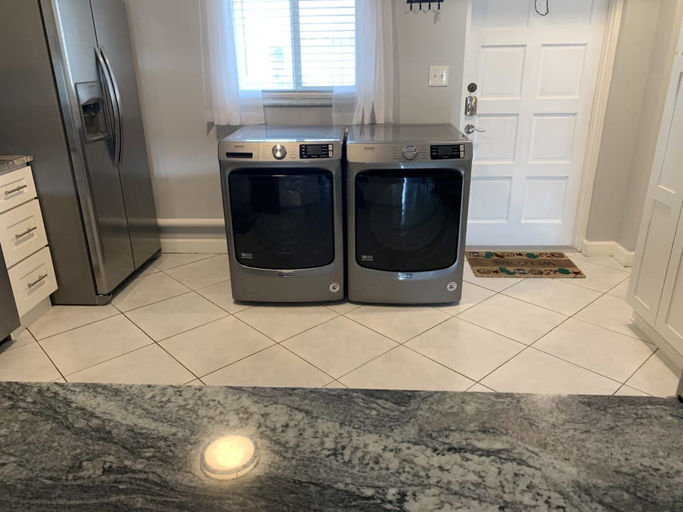 Washer and dryer