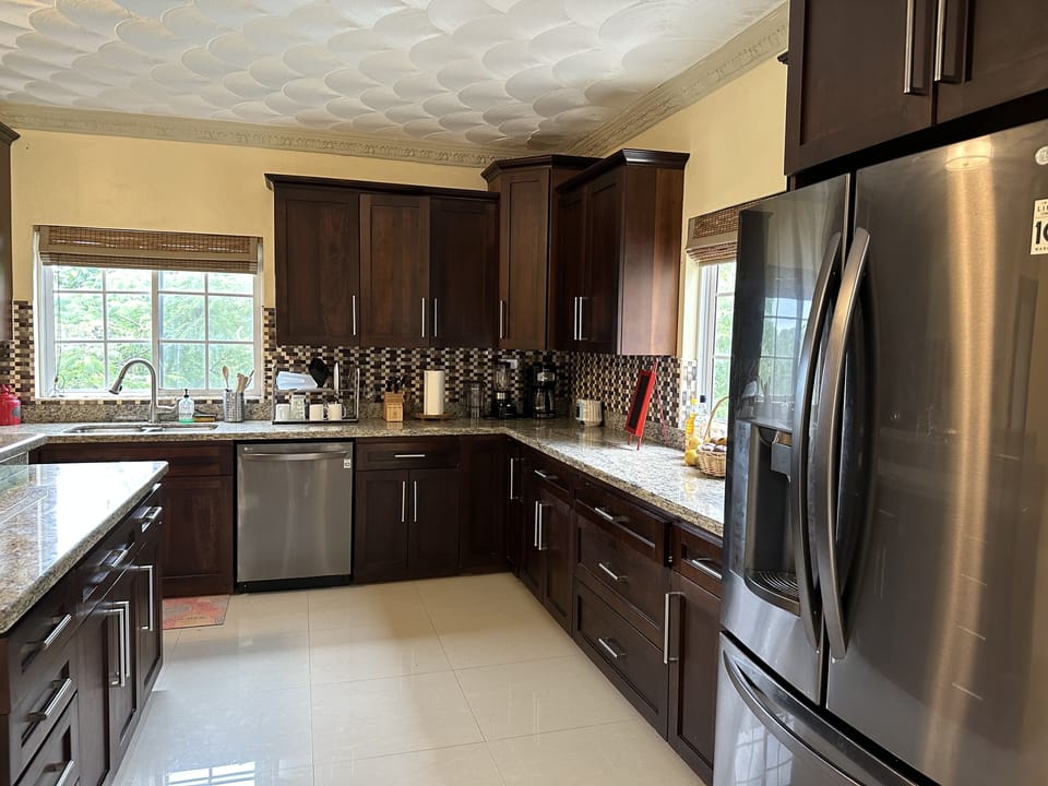 Modern kitchen with newly appliance 