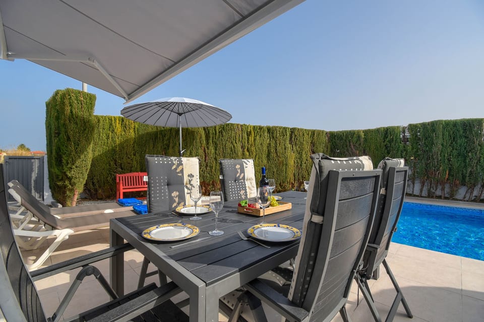 Outdoor dining area