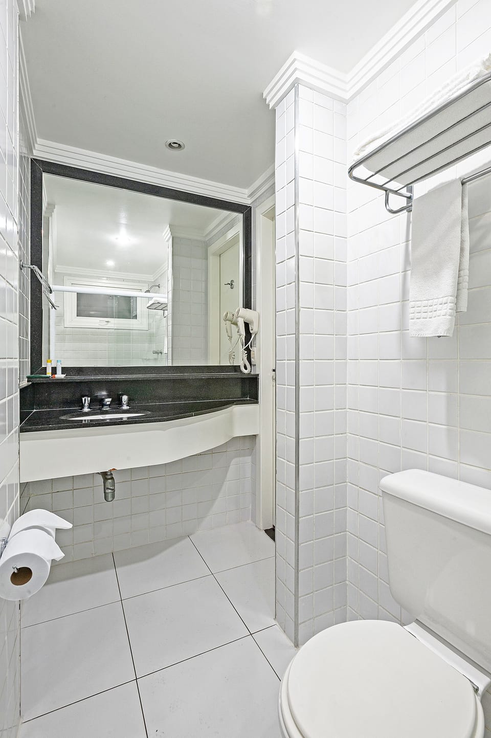 Standard Studio | Bathroom | Shower, hair dryer, towels, shampoo