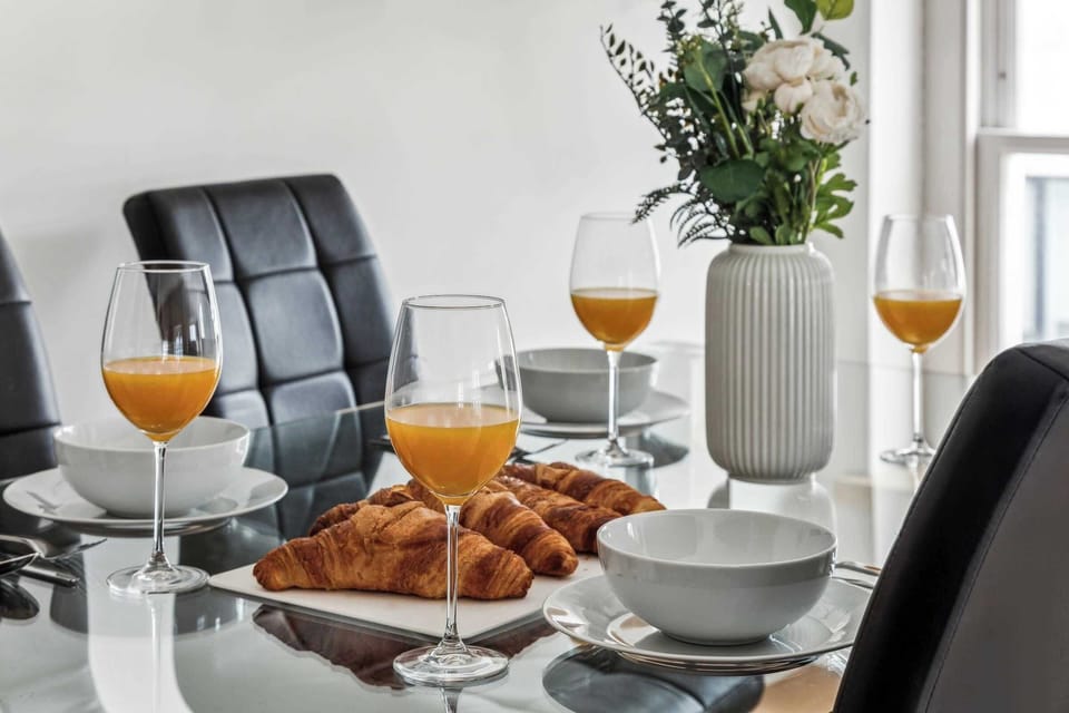 The dining area