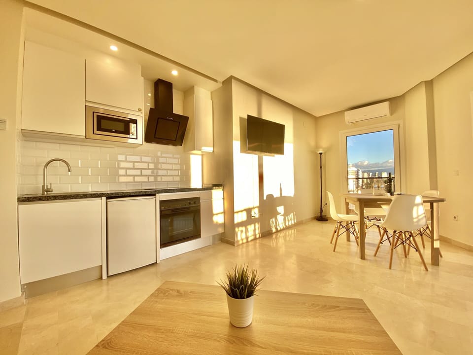 Superior Apartment, Sea View, Beachside | Living area | 42-inch flat-screen TV with digital channels, TV, streaming services