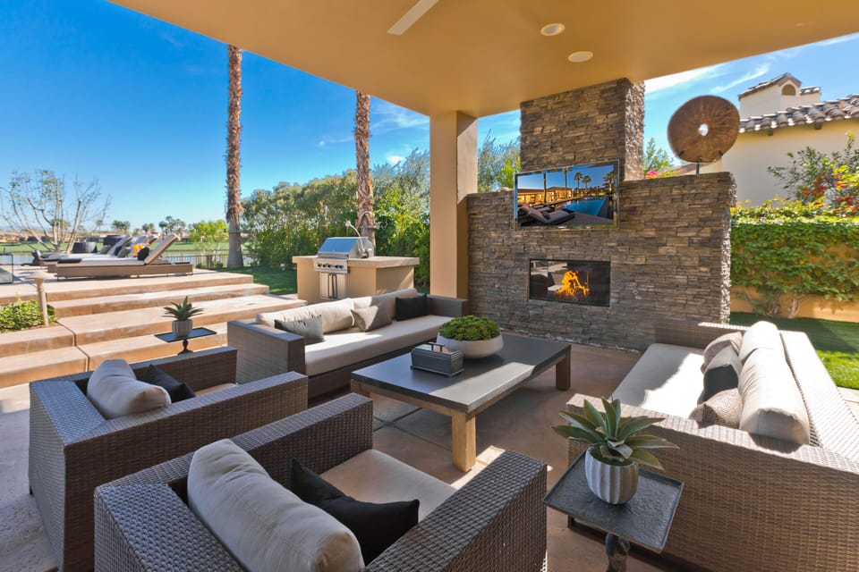 Outdoor living room.