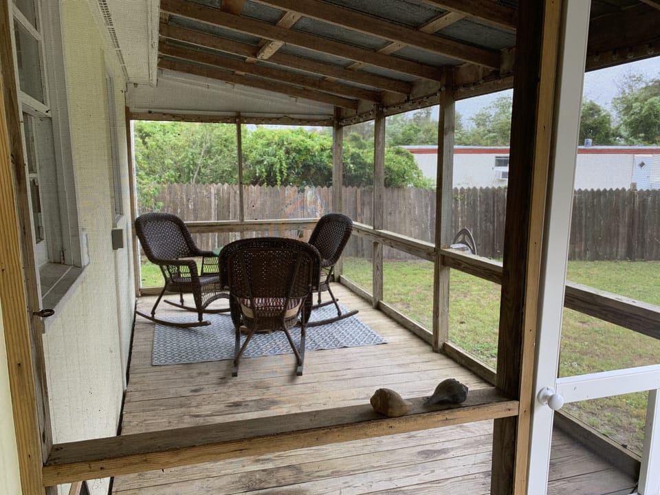Screened porch