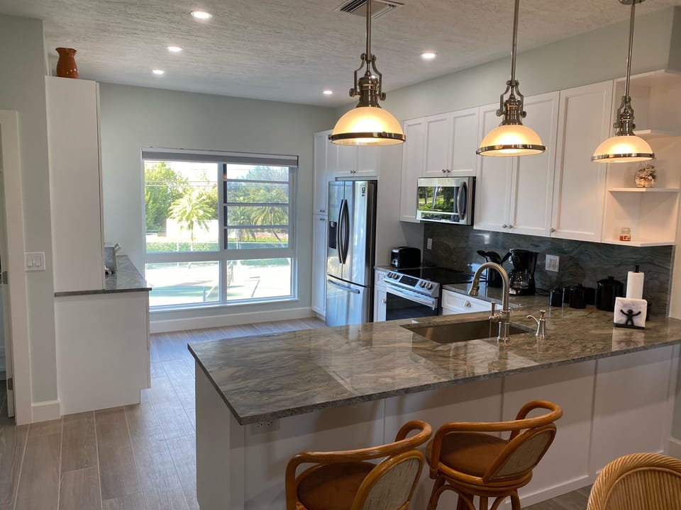 Brand new kitchen with Samsung appliances 