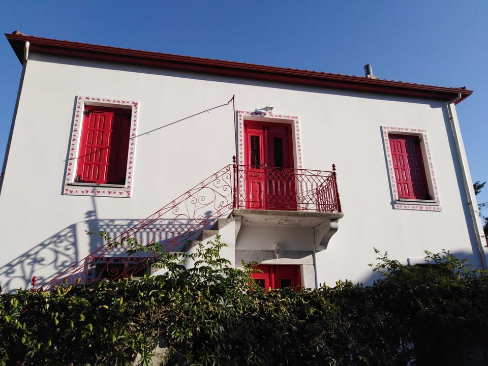 the front of the house