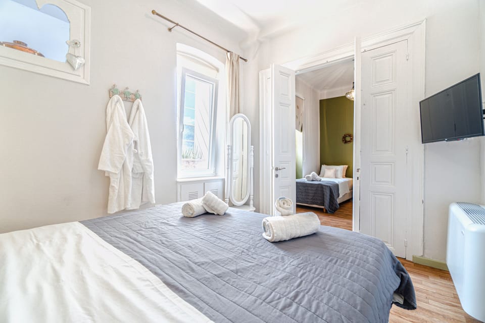 Suite, Terrace, Sea View | Premium bedding, pillowtop beds, minibar, in-room safe