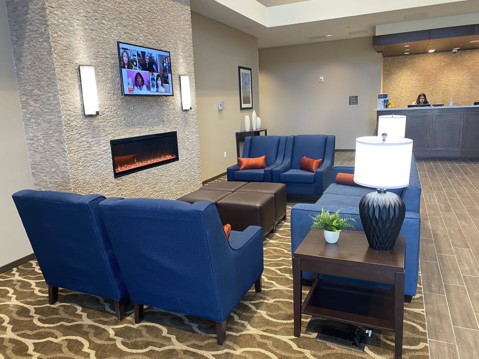 Lobby sitting area