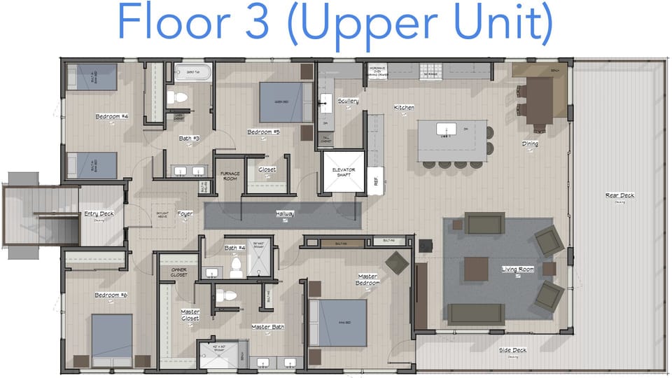 Floor plan of Unit A