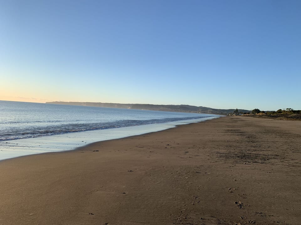 Rare day .Lots of sand.