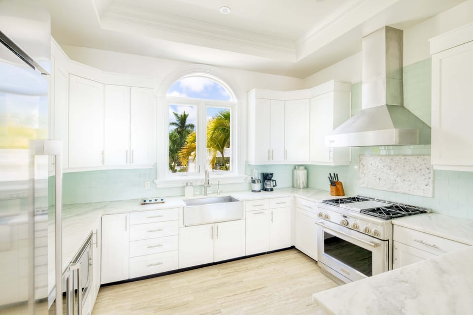 The kitchen at Villa Vamar is equipped to cook anything