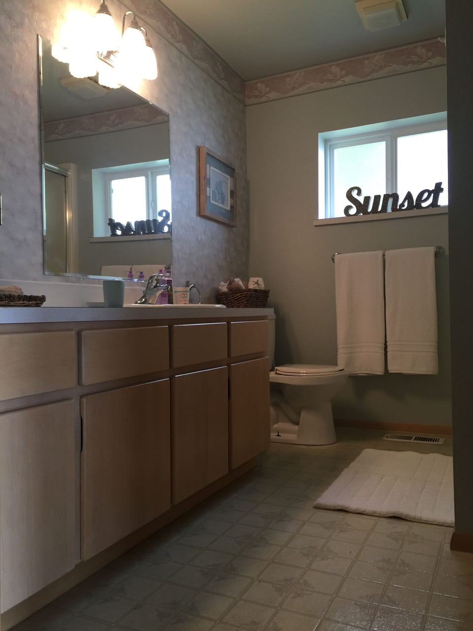 Main bath with shower