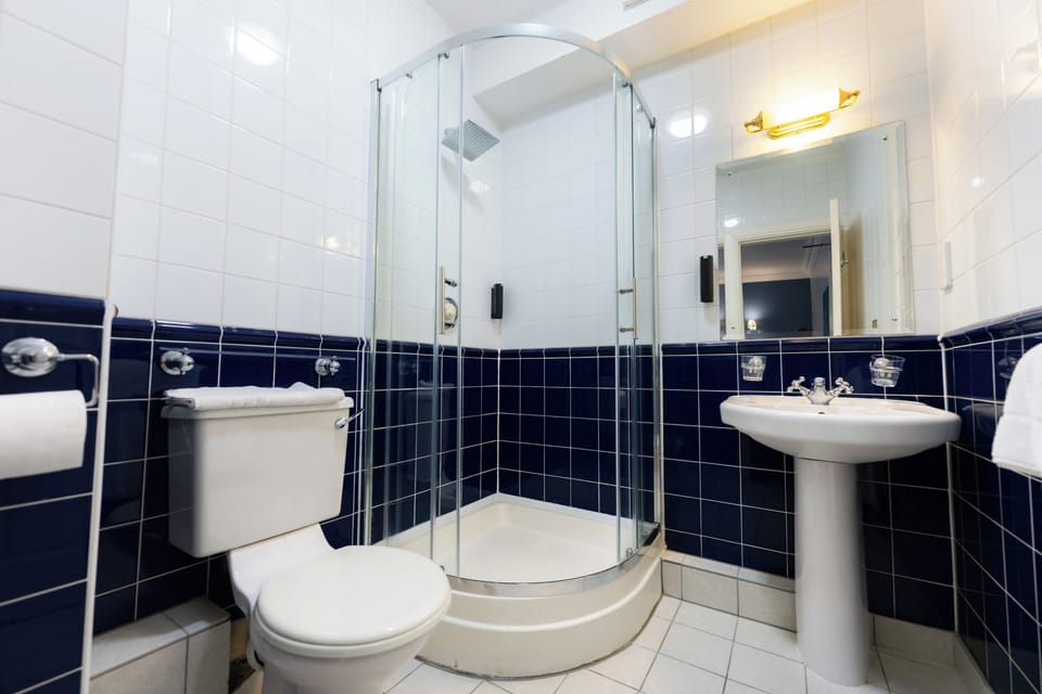 Standard Room, 1 Double Bed | Bathroom | Hair dryer, towels