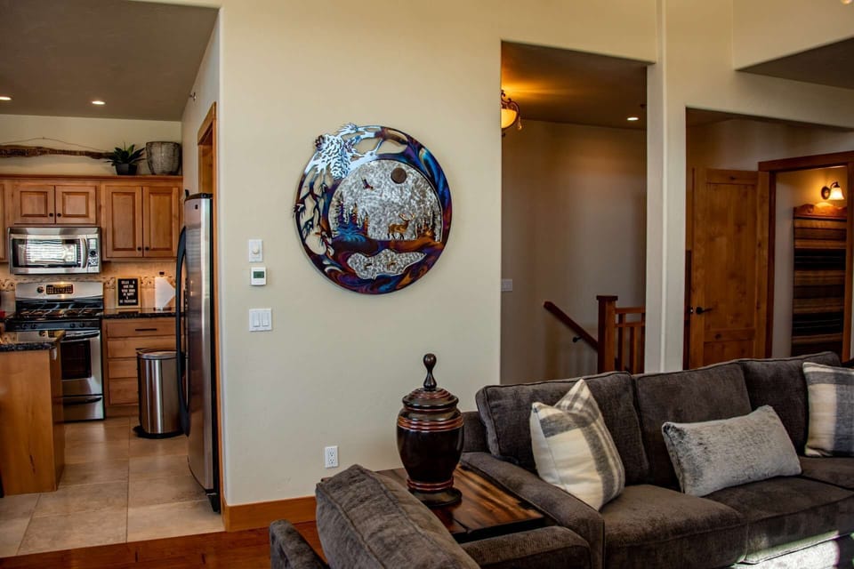 Stairway to Haven Entrance to Upper Level Living