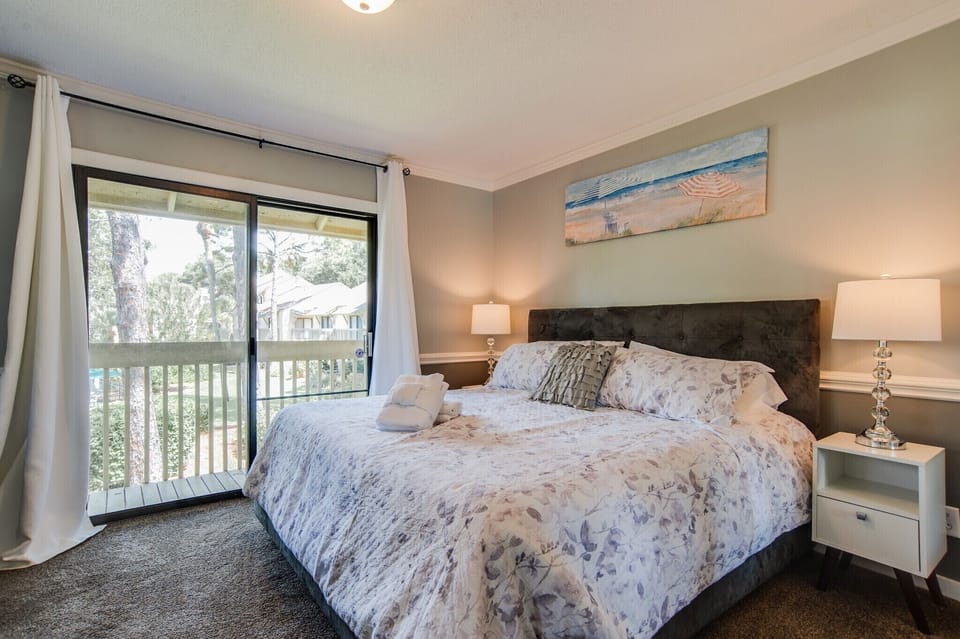 Coligny Villa 8 - Master Bedroom with a King Size Bed