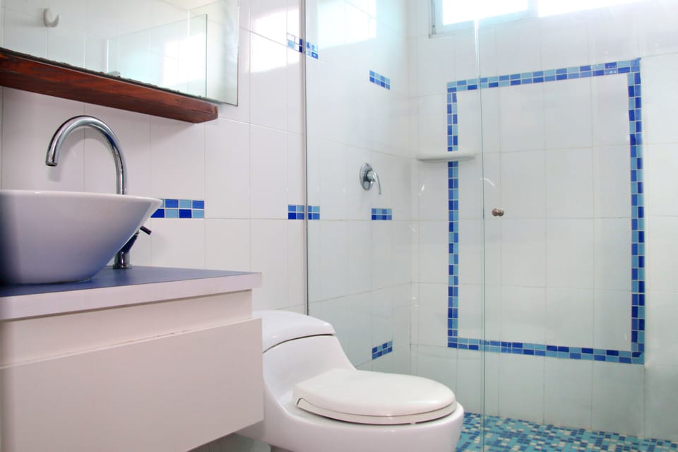 Shower, towels