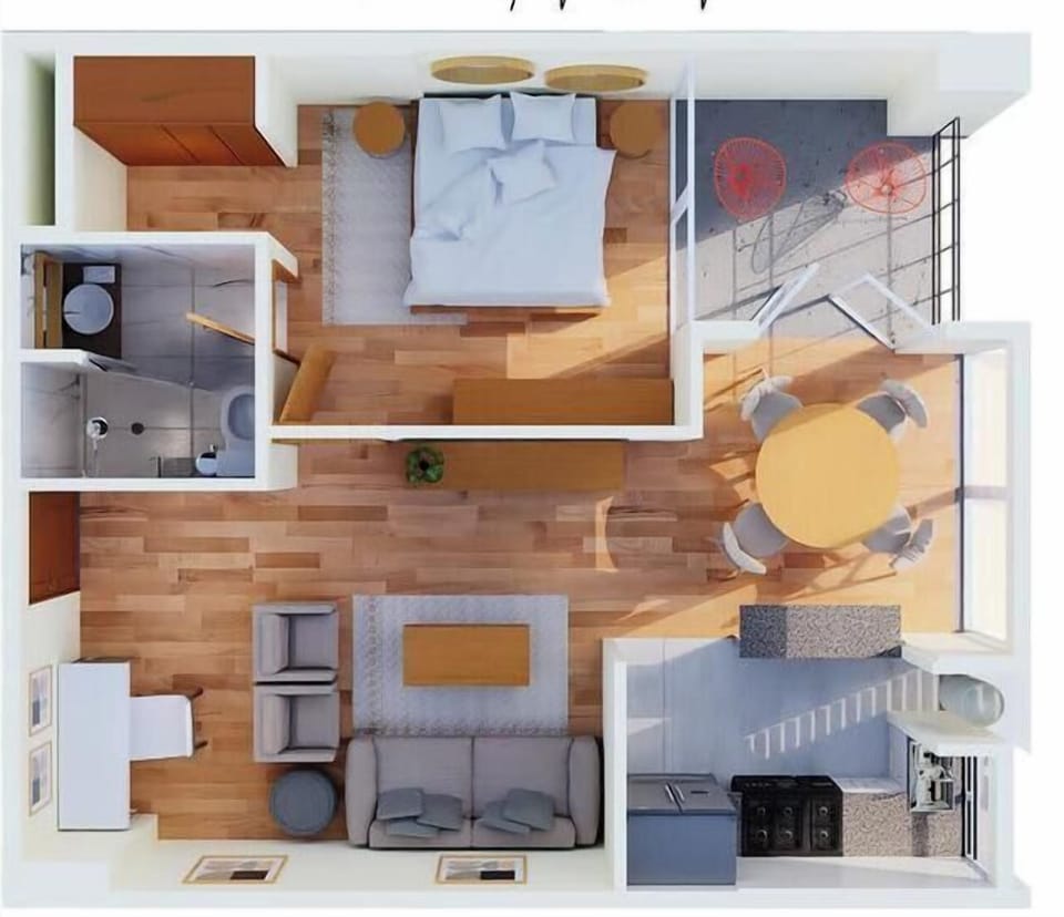 The perfect layout of our property