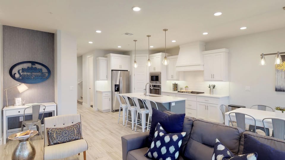 2367 Sandcastle | Living room | 65-inch LCD TV with cable channels, TV