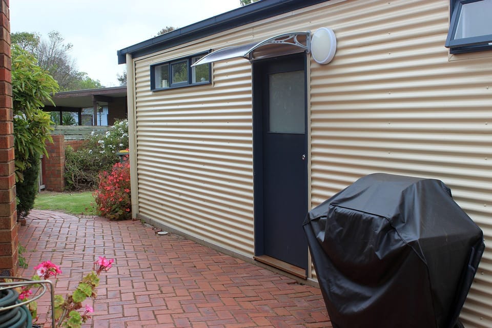 Back of cottage