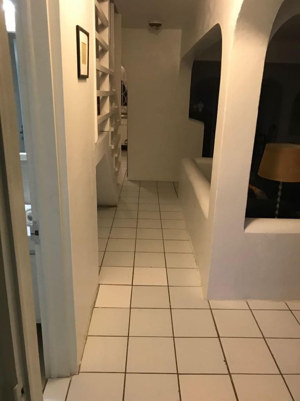 Walk way from the entrance door to the kitchen,  living & dining area & upstairs