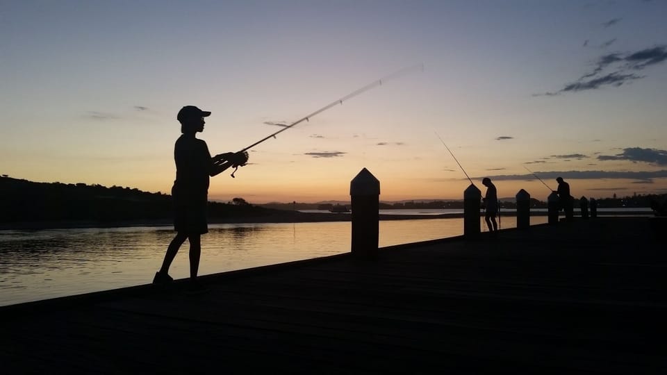 Forster wharf sunset