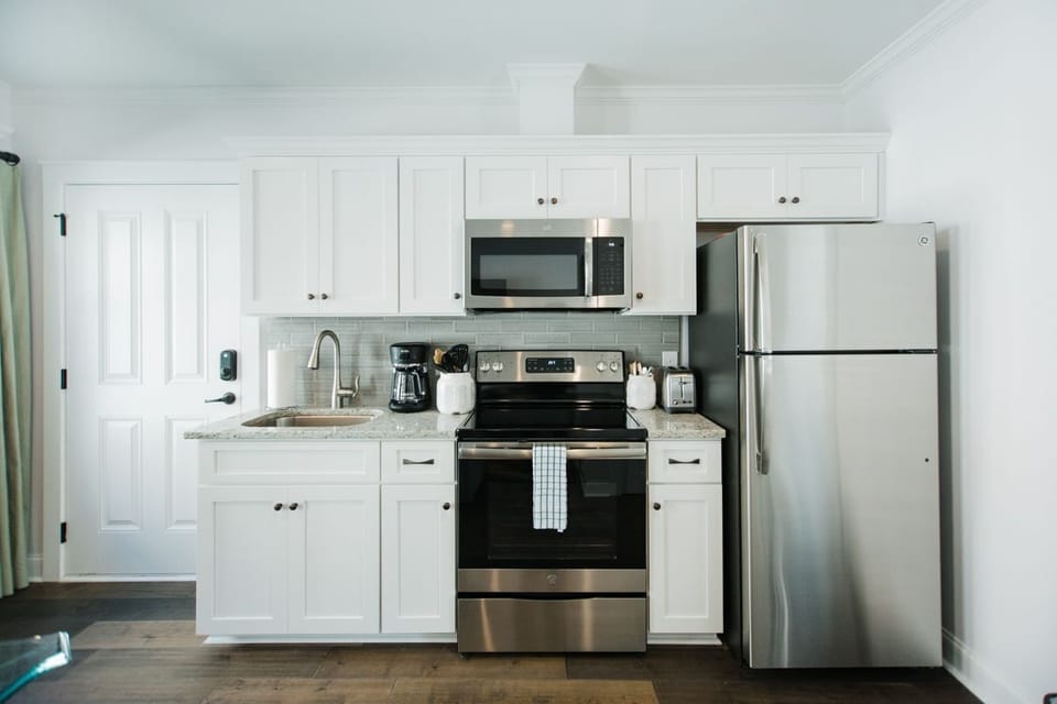 Prepare a home cooked meal in your fully stocked kitchen!