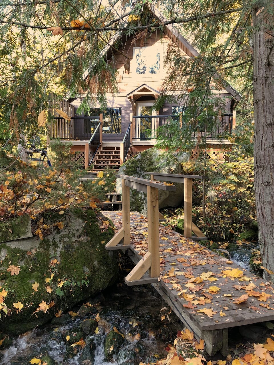Foot bridge access.
