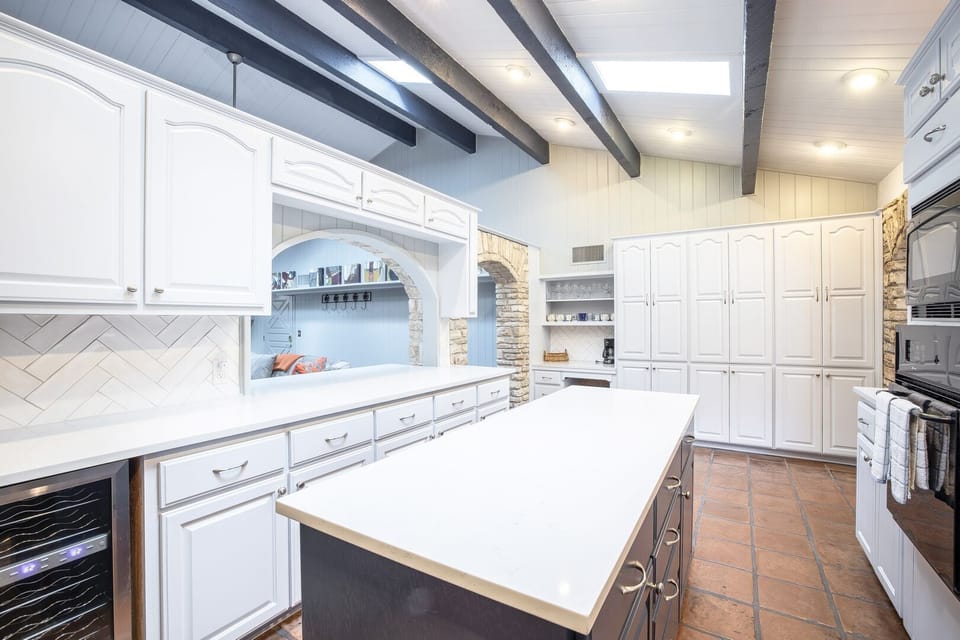 Large kitchen work island