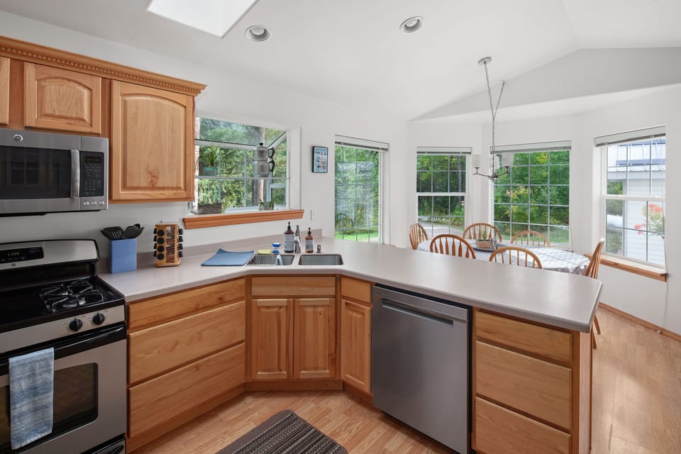 Nice open view for the kitchen crew.