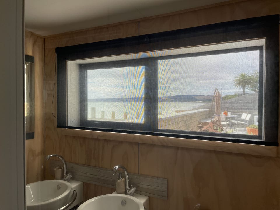 View of the Cape from the shower