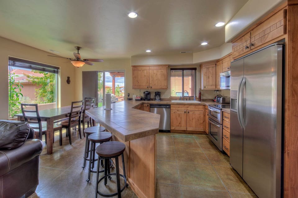 A open kitchen designed for shared moments.

