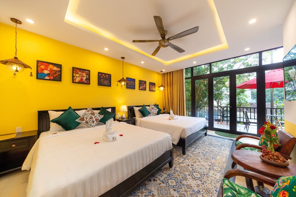 Family Double Room, 1 Bedroom | Minibar, blackout drapes, soundproofing, iron/ironing board