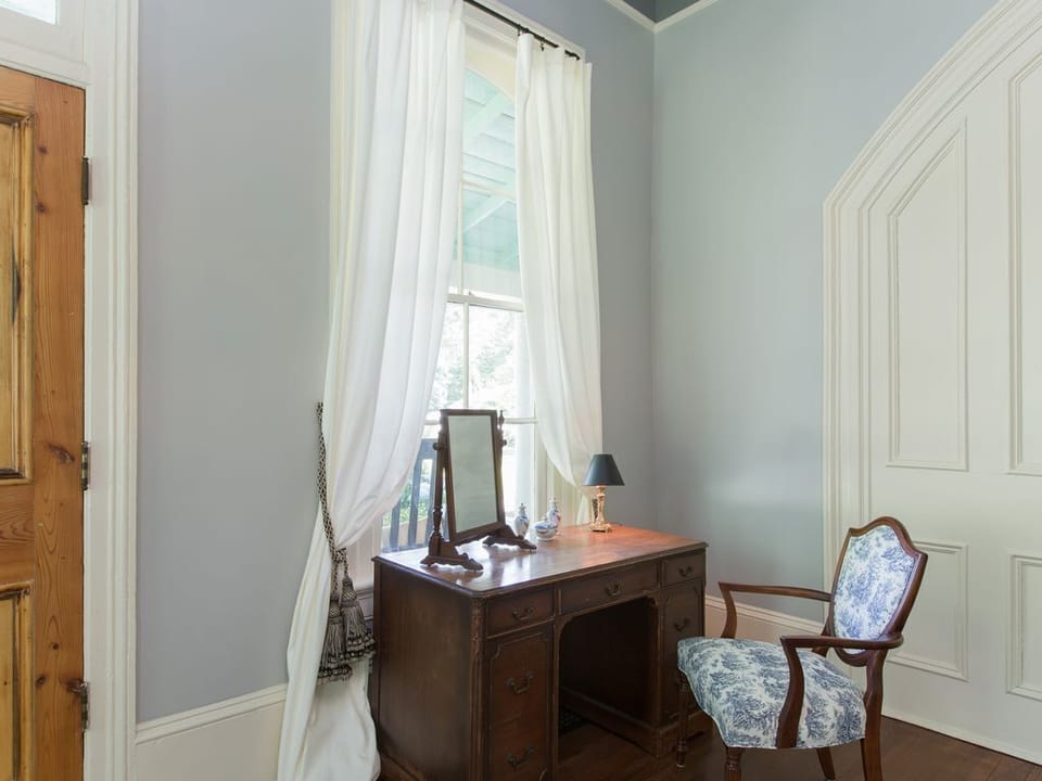 Front bedroom to work or get ready for dinner.