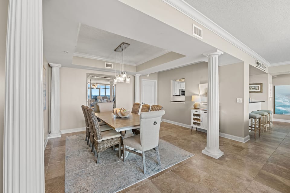 Sit down to a home cooked meal as a family. 