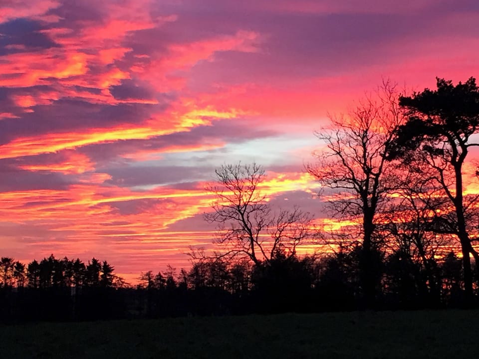Winter sunset | West Tannacrieff, Fenwick, near Kilmarnock