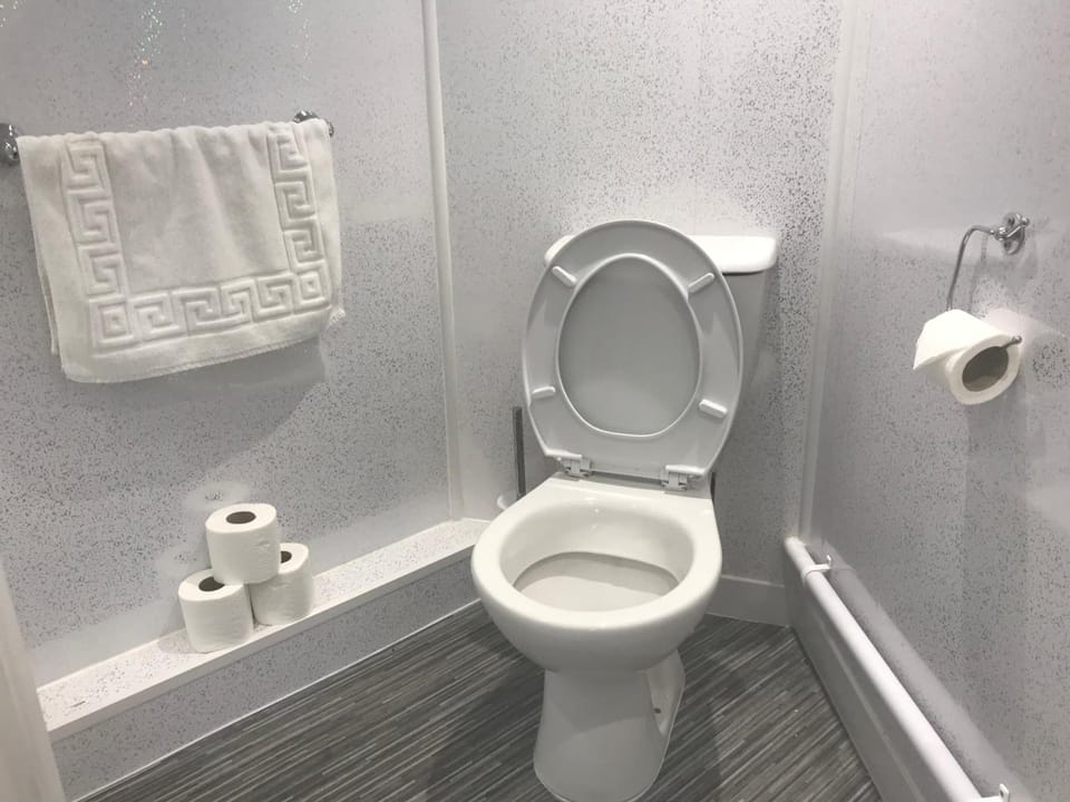 Hair dryer, towels