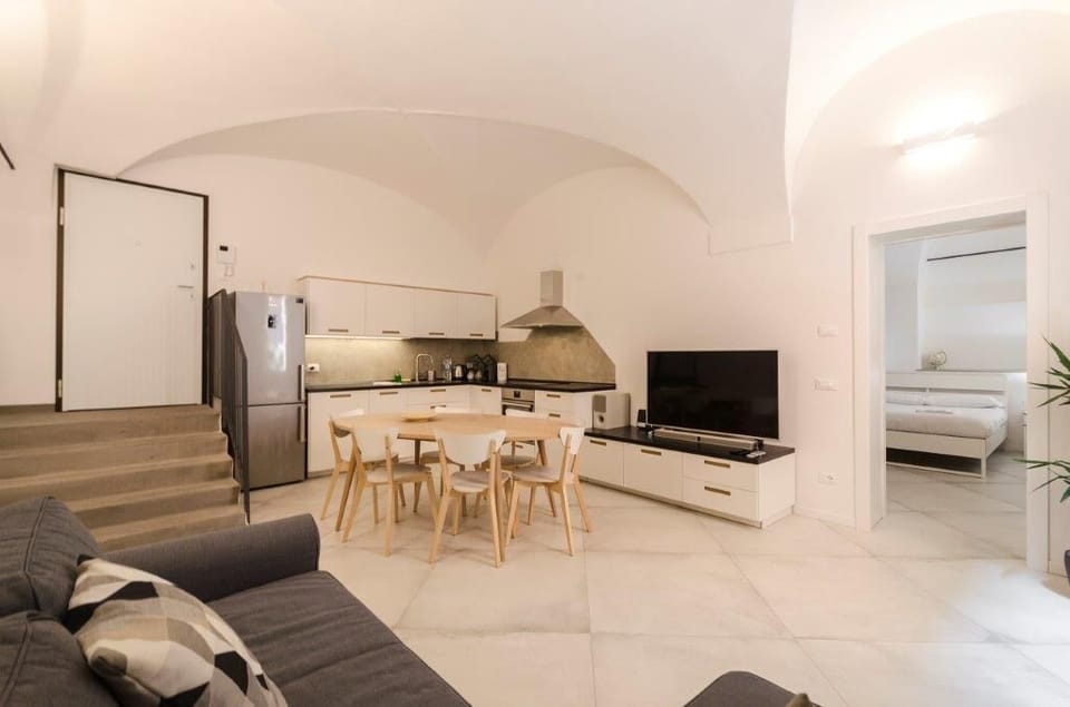 Apartment, 1 Bedroom | Living area | 55-inch Smart TV with digital channels, TV