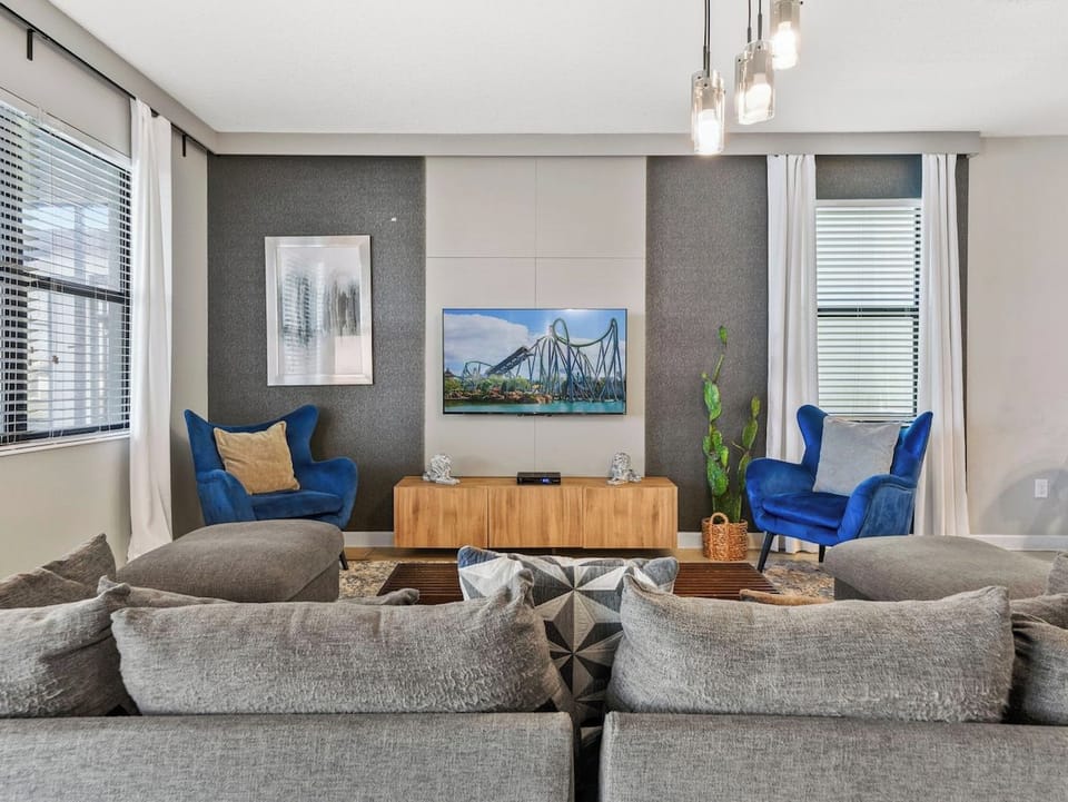 Experience comfort and elegance in our living space, perfect for gathering and enjoying all your favorite entertainment.