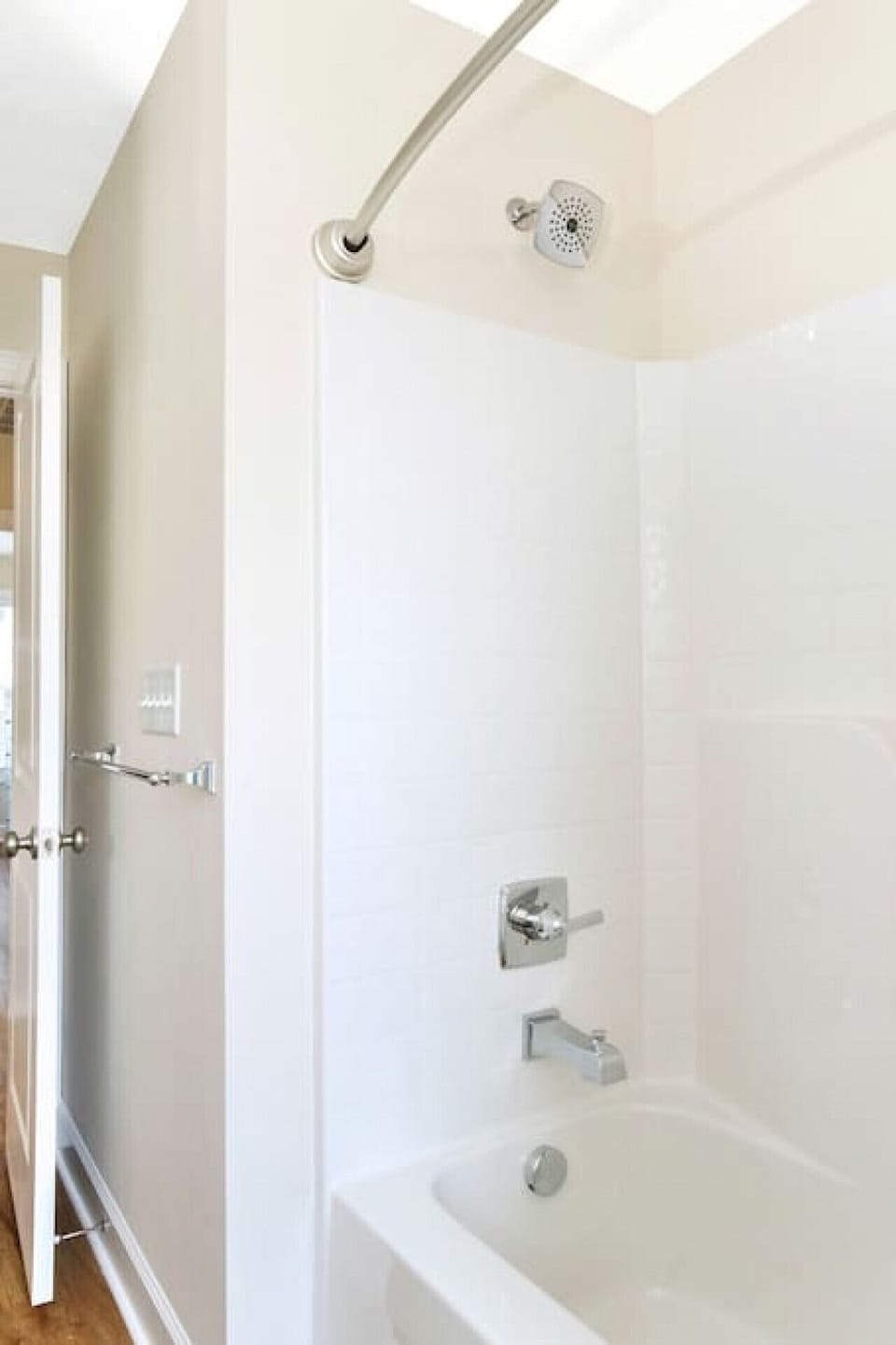 Shower tub combo.