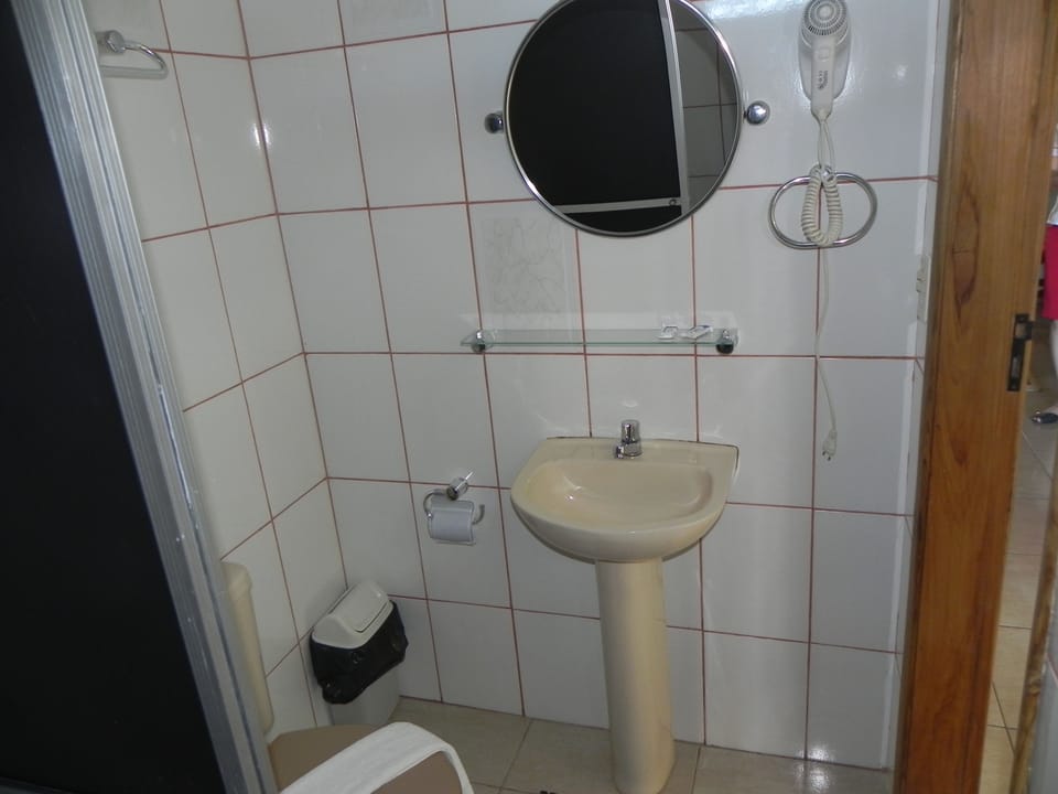 Shower, rainfall showerhead, towels, soap